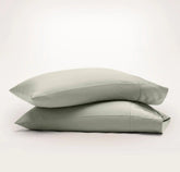 Percale Hemmed Pillowcase Set Sageleaf