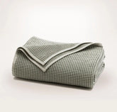 Waffle Bed Blanket Sageleaf