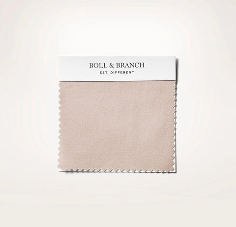 Signature Hemmed Fabric Swatch Dusty Rose