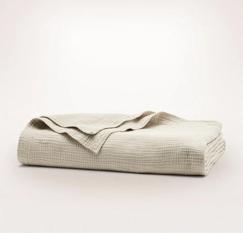 Cooling Bed Blankets Pewter Lightweight