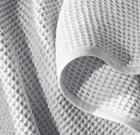 Waffle Fabric Swatch Sky