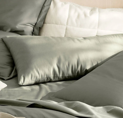 Signature Hemmed Pillowcase Set Sageleaf