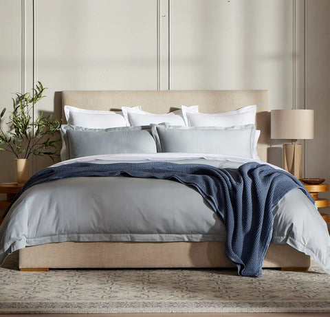 Signature Hemmed Duvet Set Shore