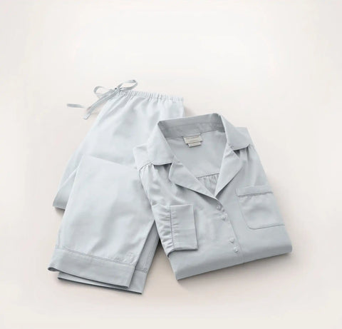 Signature Long Sleeve & Pants Pajama Set Sky