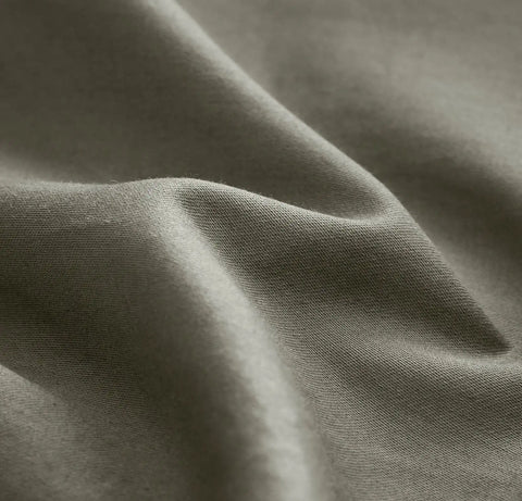 Percale Hemmed Fabric Swatch Juniper