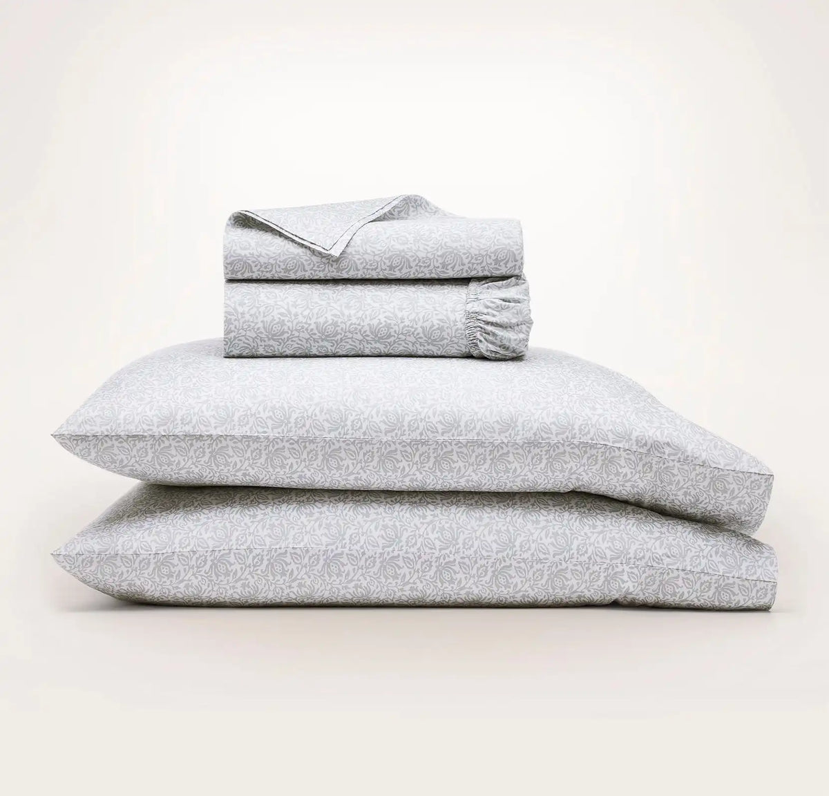 Signature Hemmed Sheet Set Shore Cotton Bloom