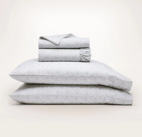 Signature Hemmed Sheet Set Shore Cotton Bloom