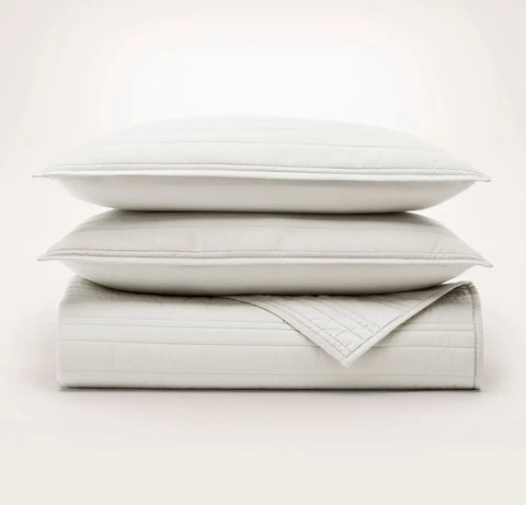 Signature Stripe Quilt Set Mist