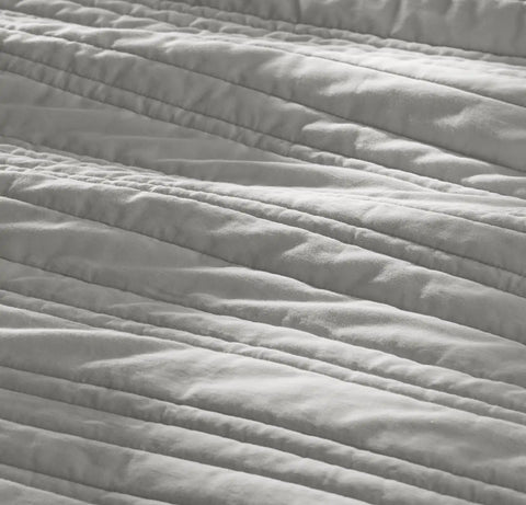 Signature Stripe Quilt Set Mist