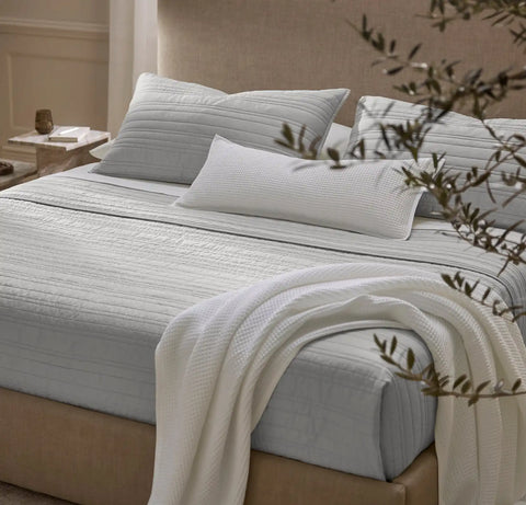 Signature Stripe Quilt Set Mist