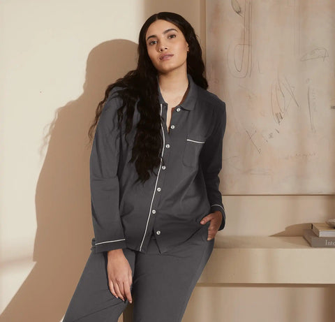 Soft Knit Long Sleeve & Pants Pajama Set Night