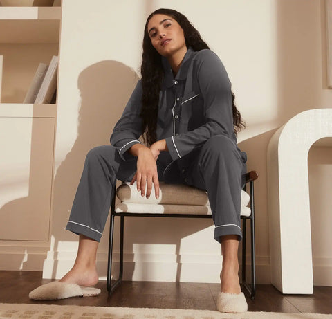 Soft Knit Long Sleeve & Pants Pajama Set Night