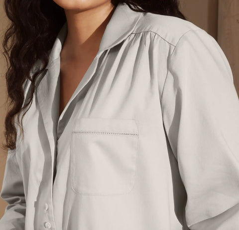 Signature Long Sleeve & Pants Pajama Set Pewter