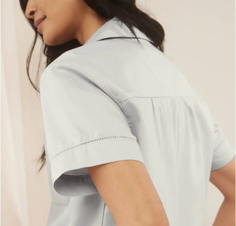 Signature Short Sleeve & Pants Pajama Set Sky