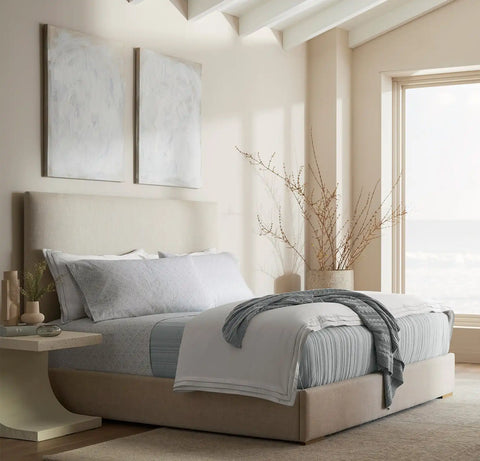 Signature Hemmed Sheet Set Shore Cotton Bloom