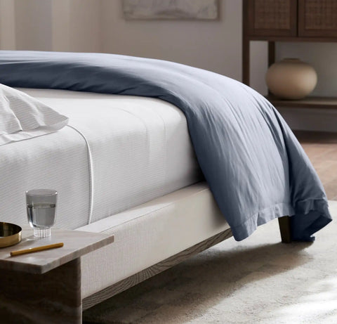 Signature Hemmed Duvet Set Mineral