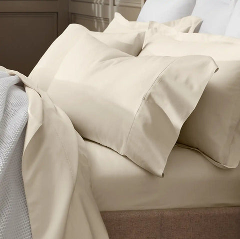Signature Hemmed Pillowcase Set Natural