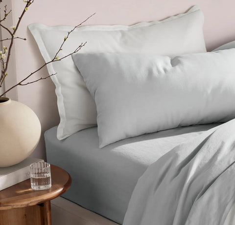 Linen Pillowcase Set Shore