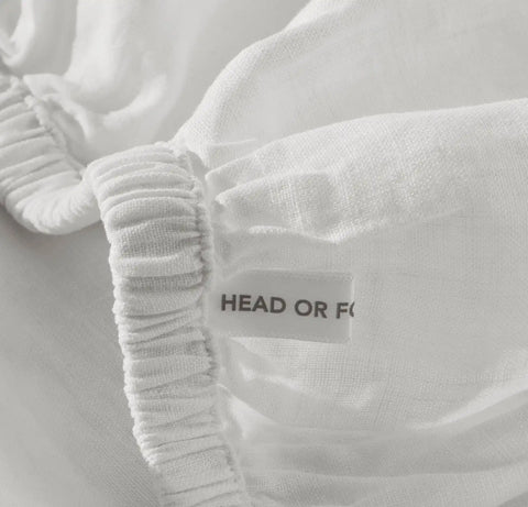 Linen Sheet Set White