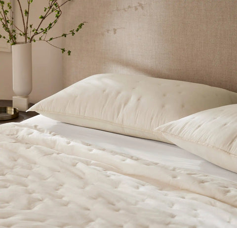 Airy Voile Quilt Set Natural