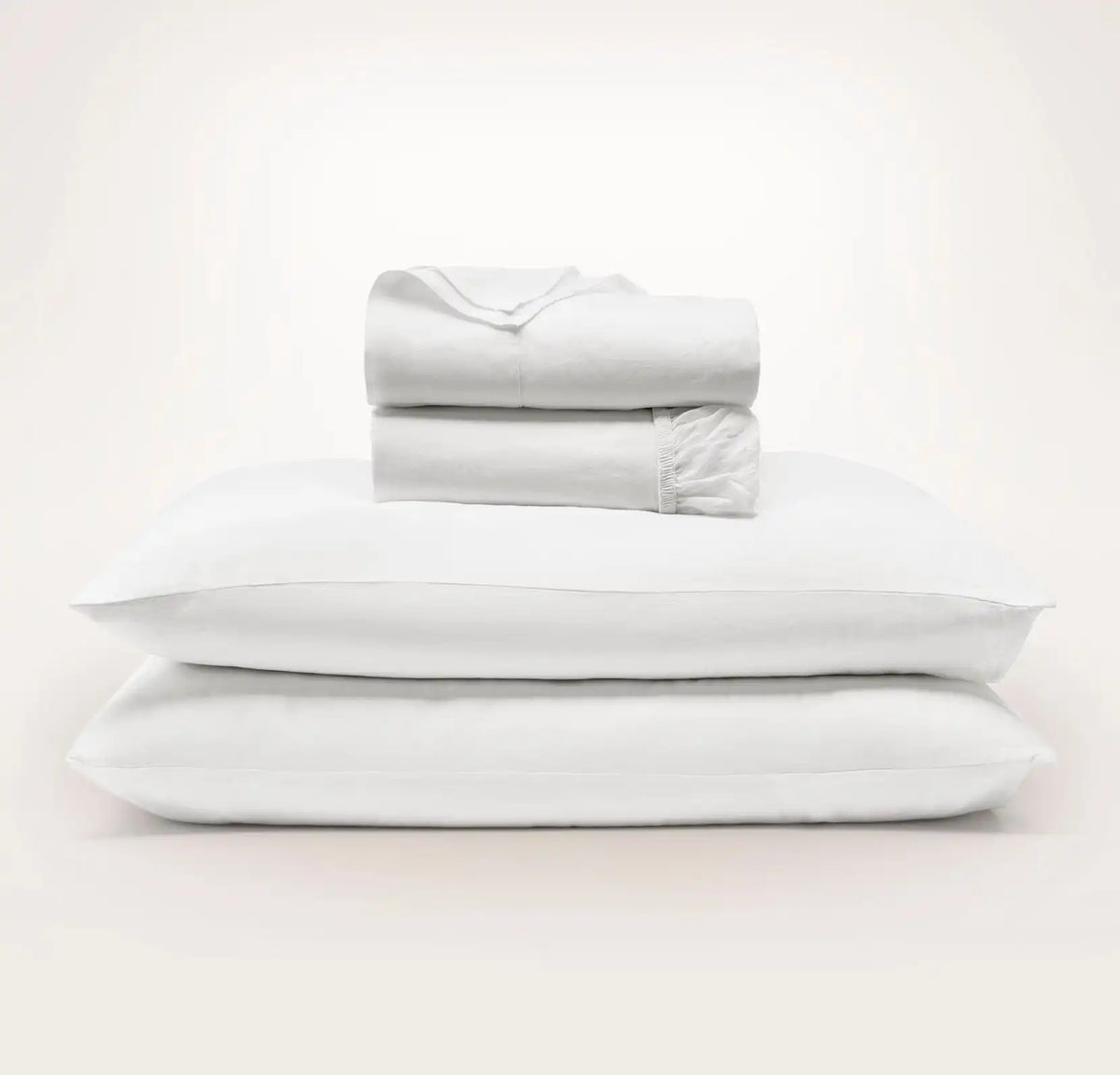 Linen Sheet Set White