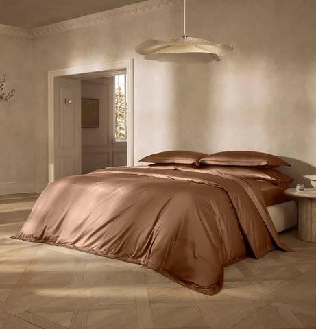 Summit Supima Duvet Set Chestnut