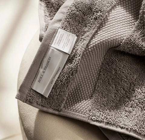 Plush Bath Towel Stone