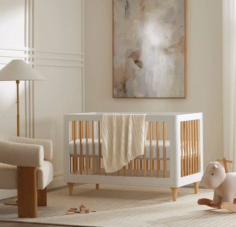 Cable Knit Baby Blanket Natural