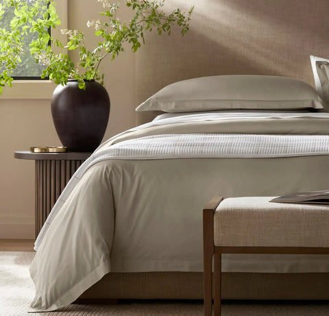 Signature Hemmed Duvet Set Oak