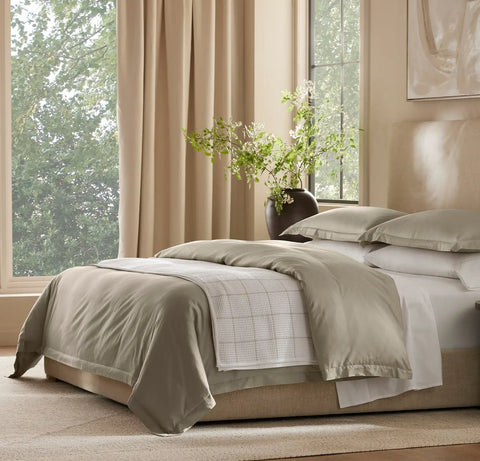 Signature Hemmed Duvet Set Oak