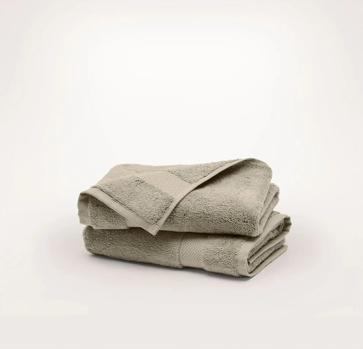 Plush Hand Towels (Pair) Oak
