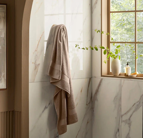 Plush Bath Sheet Walnut