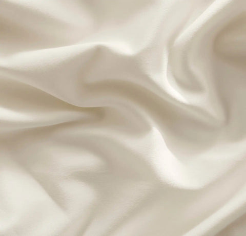 Percale Hemmed Pillowcase Set Cream