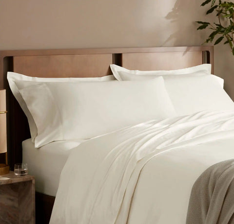 Signature Hemmed Pillowcase Set Cream