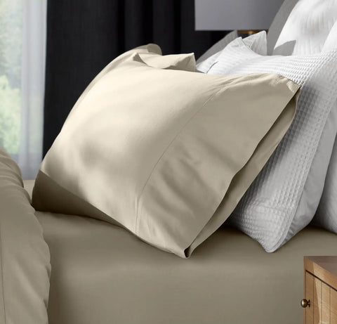 Signature Hemmed Pillowcase Set Oak