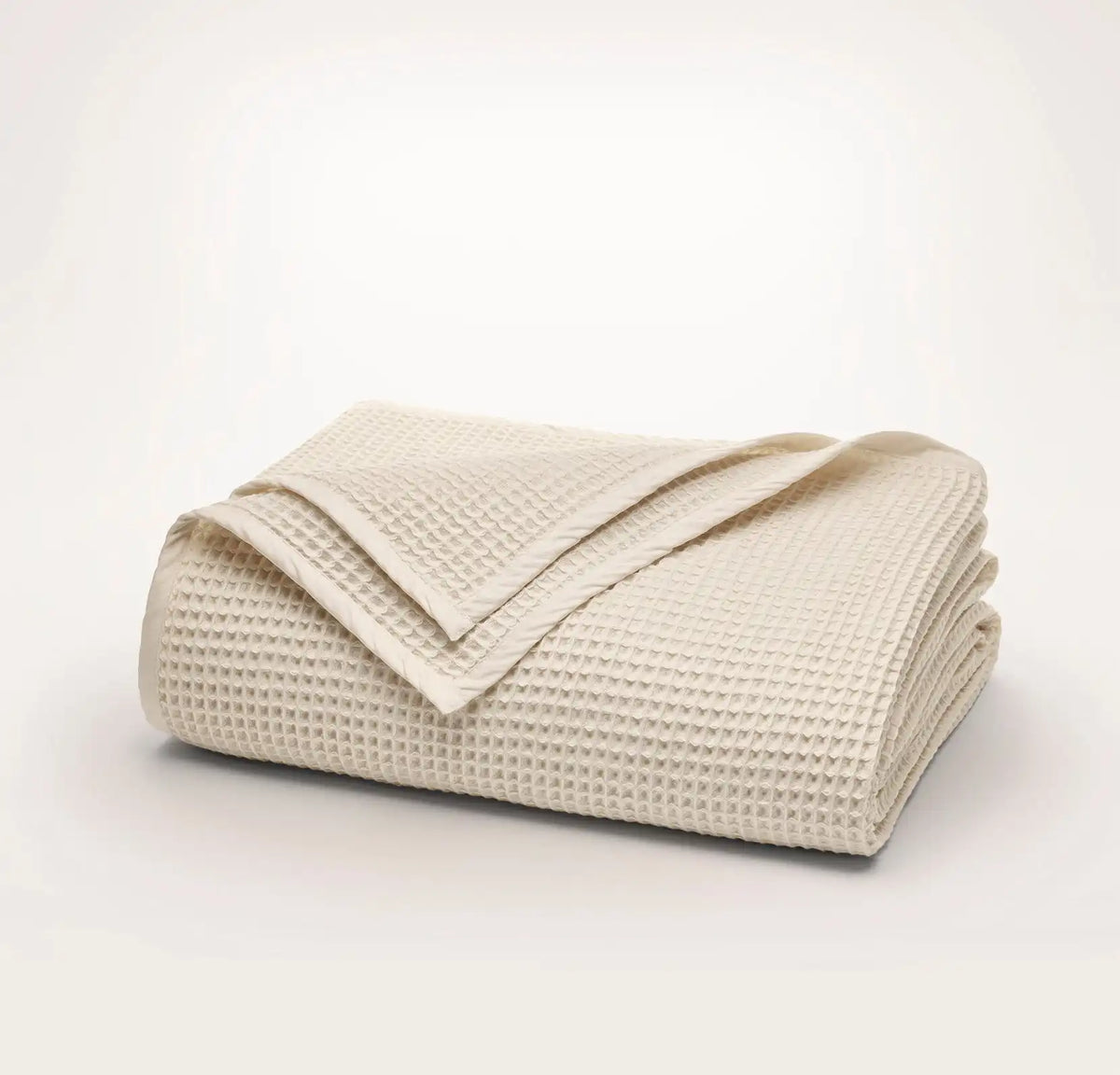 Waffle Bed Blanket Natural