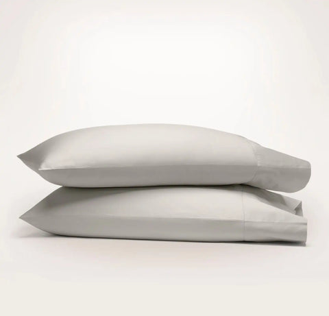 Signature Hemmed Pillowcase Set Pewter