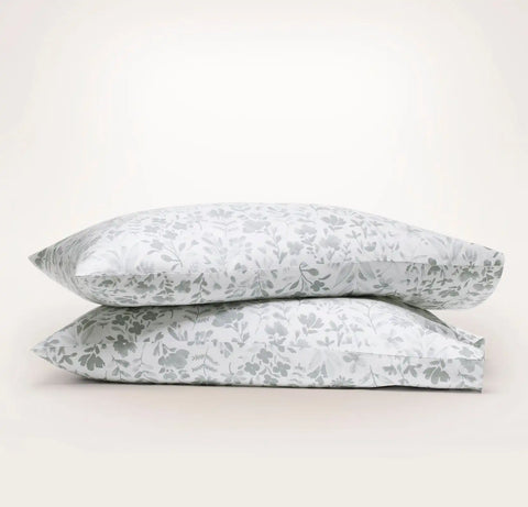 Signature Hemmed Pillowcase Set Shore Botanical
