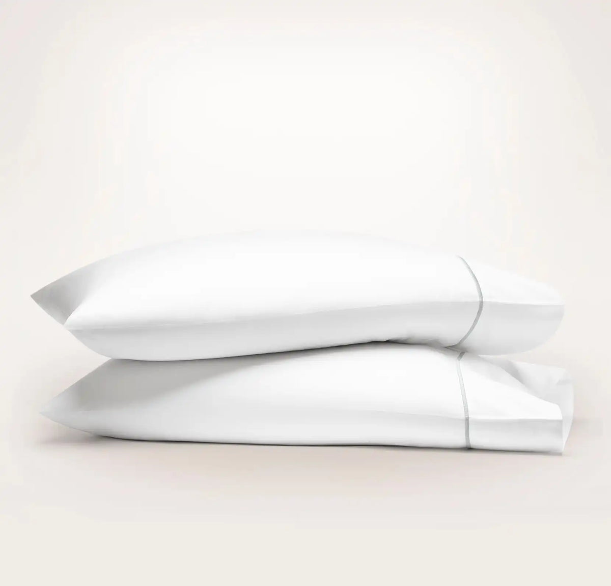 Signature Embellished Pillowcase Set White/Shore Embroidered