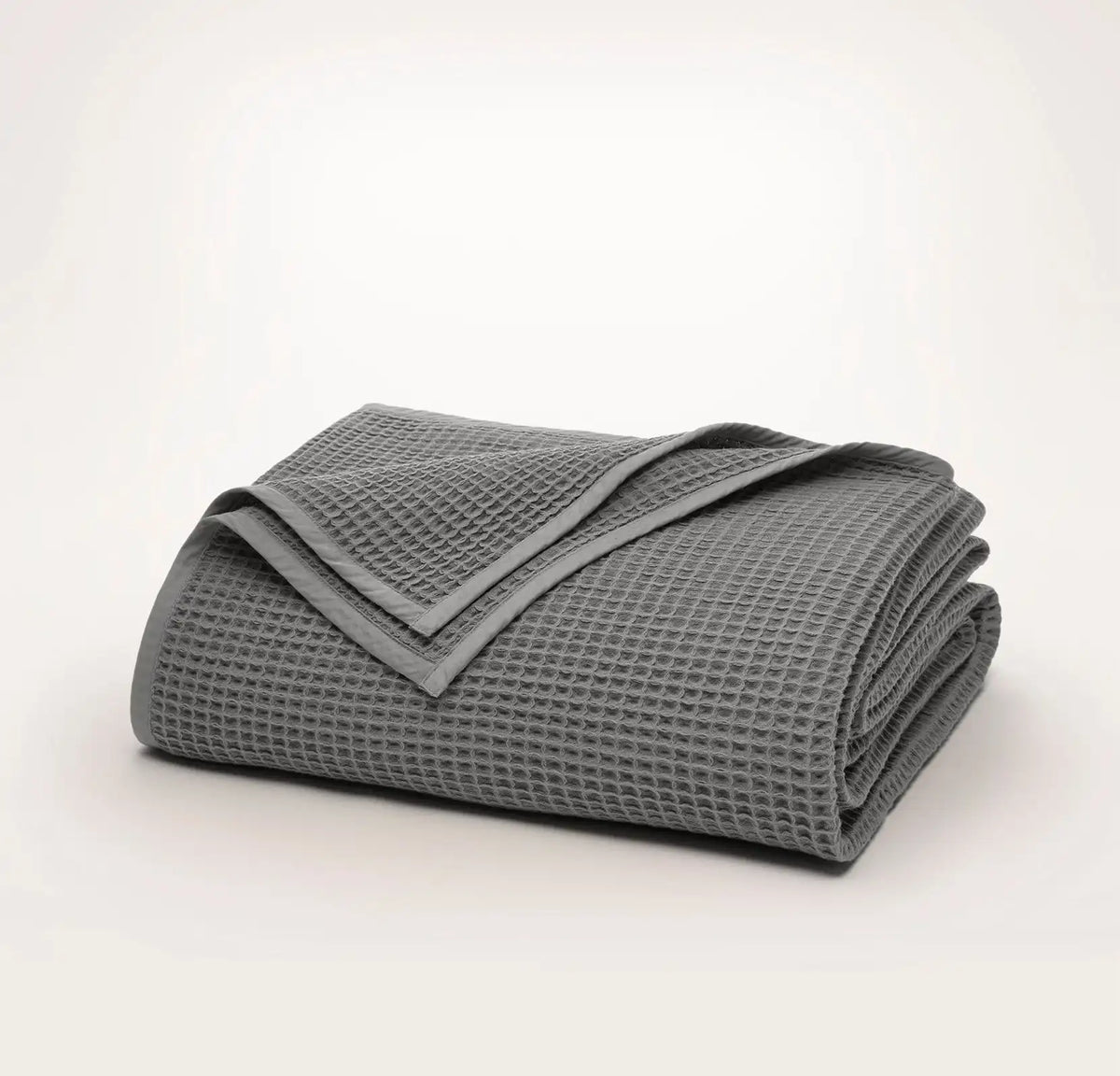 Waffle Bed Blanket Stone
