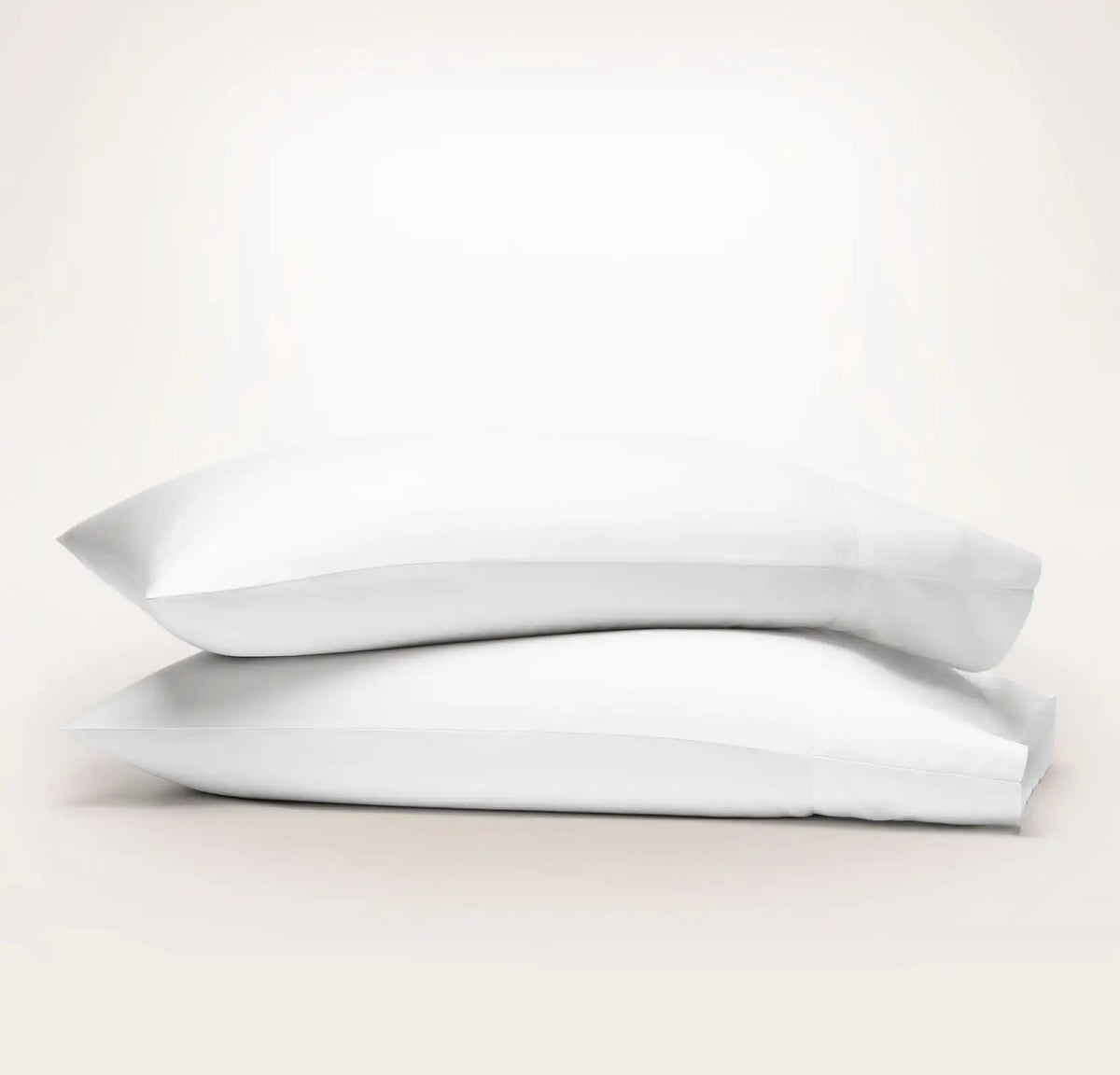 Percale Hemmed Pillowcase Set White