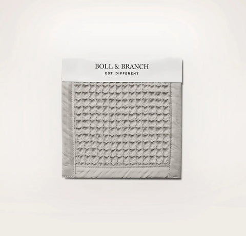 Waffle Fabric Swatch Pewter