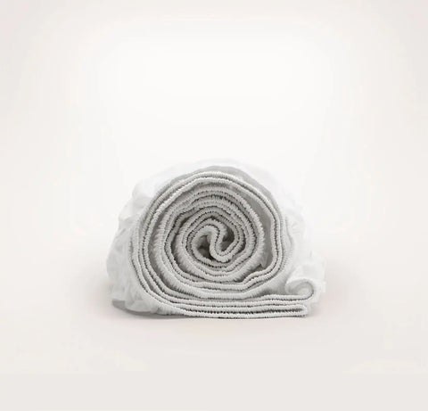 Percale Hemmed Fitted Sheet White