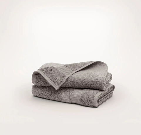 Plush Hand Towels (Pair) Stone