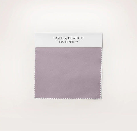 Signature Hemmed Fabric Swatch Plum