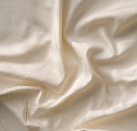 Percale Hemmed Sheet Set Natural