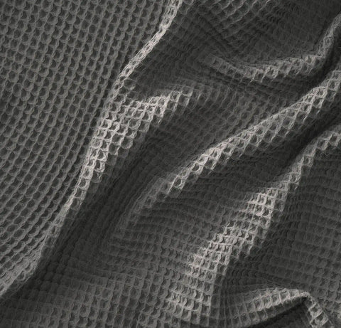 Waffle Bed Blanket Stone