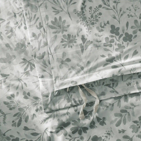 Signature Hemmed Duvet Set Shore Botanical