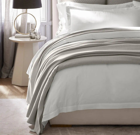 Cooling Bed Blankets Pewter Lightweight