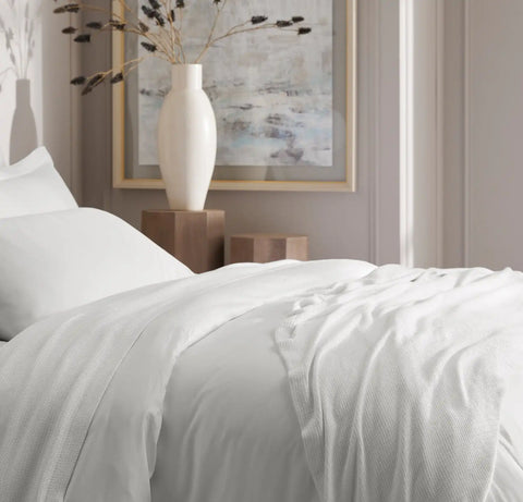 Lightweight Bed Blanket White
